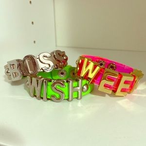 Set of 3 BCBGeneration bracelets